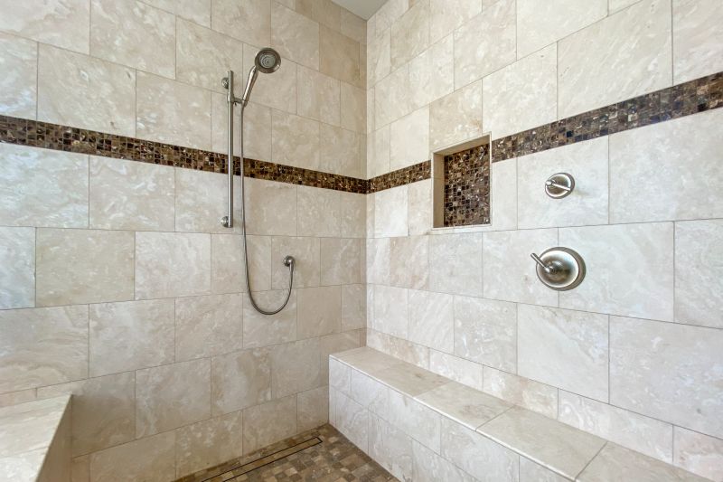 Shower with Built-In Niche